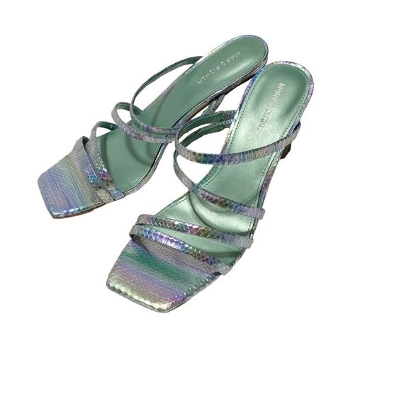MARC FISHER KRISTIN SANDAL LIGHT GREEN - Picture 8 of 11